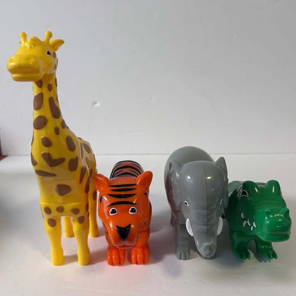 Used SmartMax My First Safari Animals Magnetic Discovery Building Set 18pc Lot